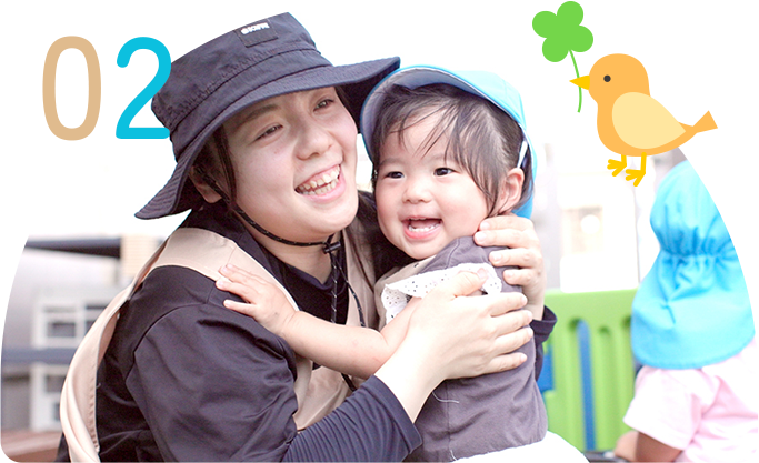 園児や先生方の良い雰囲気